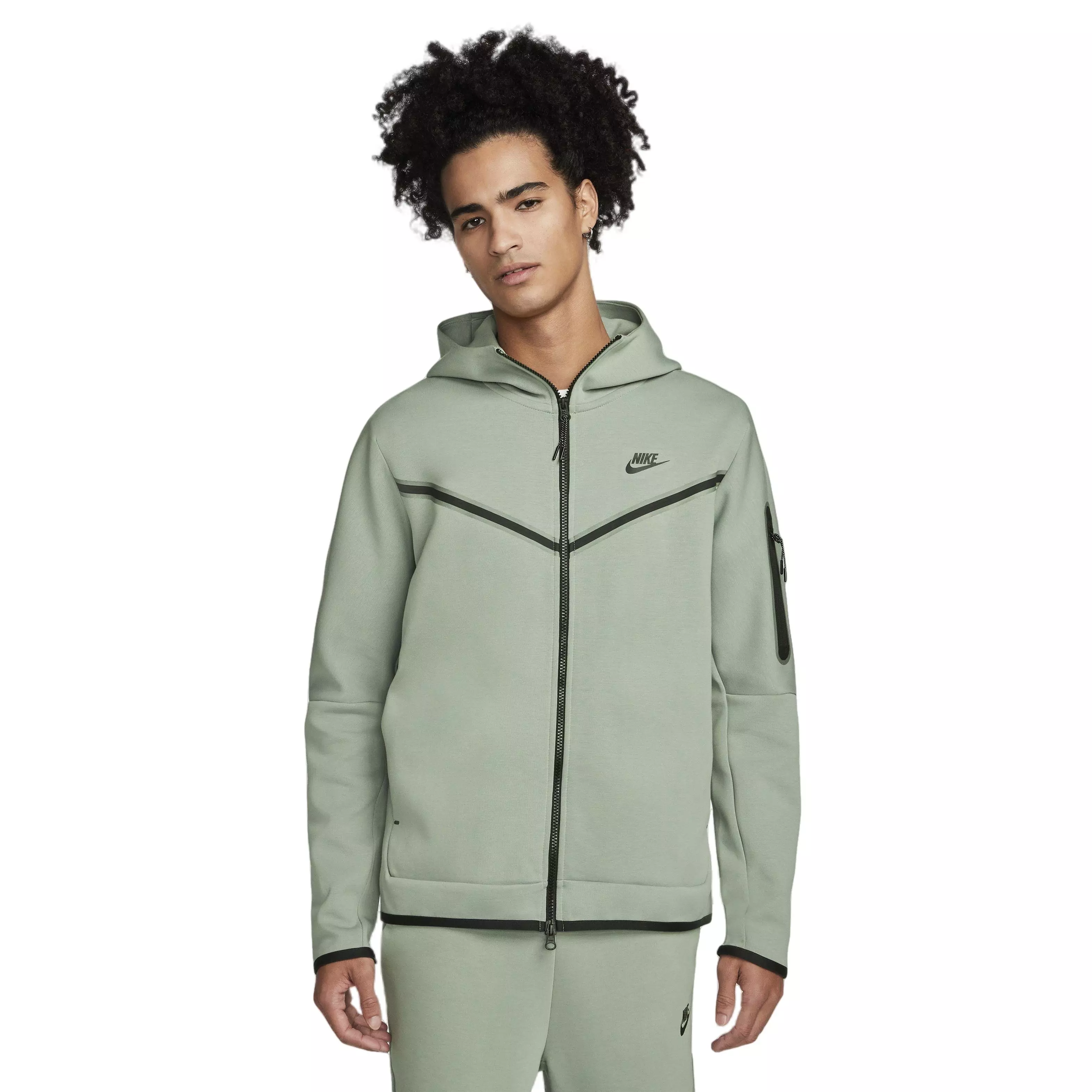 Nike Men s Sportswear Tech Fleece Full Zip WR Hoodie Green